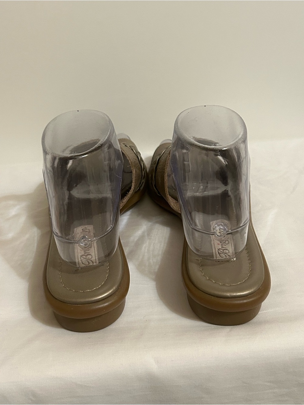 Brighton Metallic silver leather sandals - Picture 4 of 8